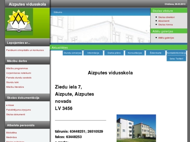 Aizputes vidusskola, 